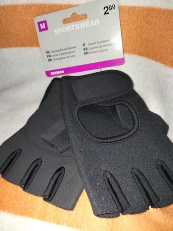 Paire de gants d'entraînement mixte taille M