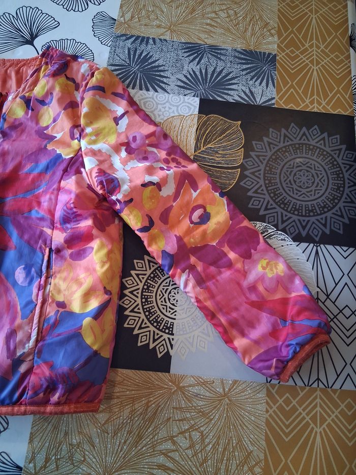 Veste mi-saison fille 5 ans colorée - photo numéro 2