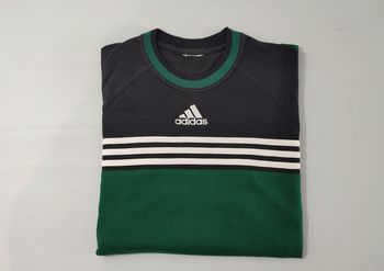 Vêtement Homme T-shirt vert Sans étiquette Adidas taille XL (à confirmer) #Retrostreet