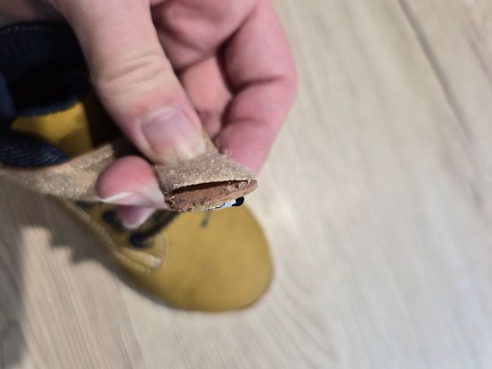 Chaussures montantes camel, Freemouss, pointure 20. - photo numéro 7