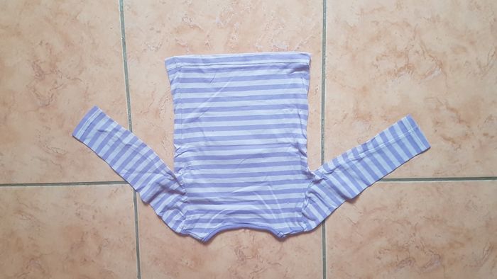 T shirt Minnie fille 3 ans gris rayé lilas Disney - photo numéro 4