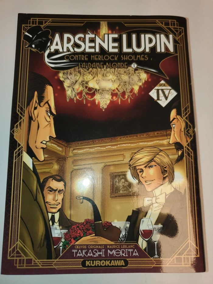 Mangas Arsène Lupin tome 4.