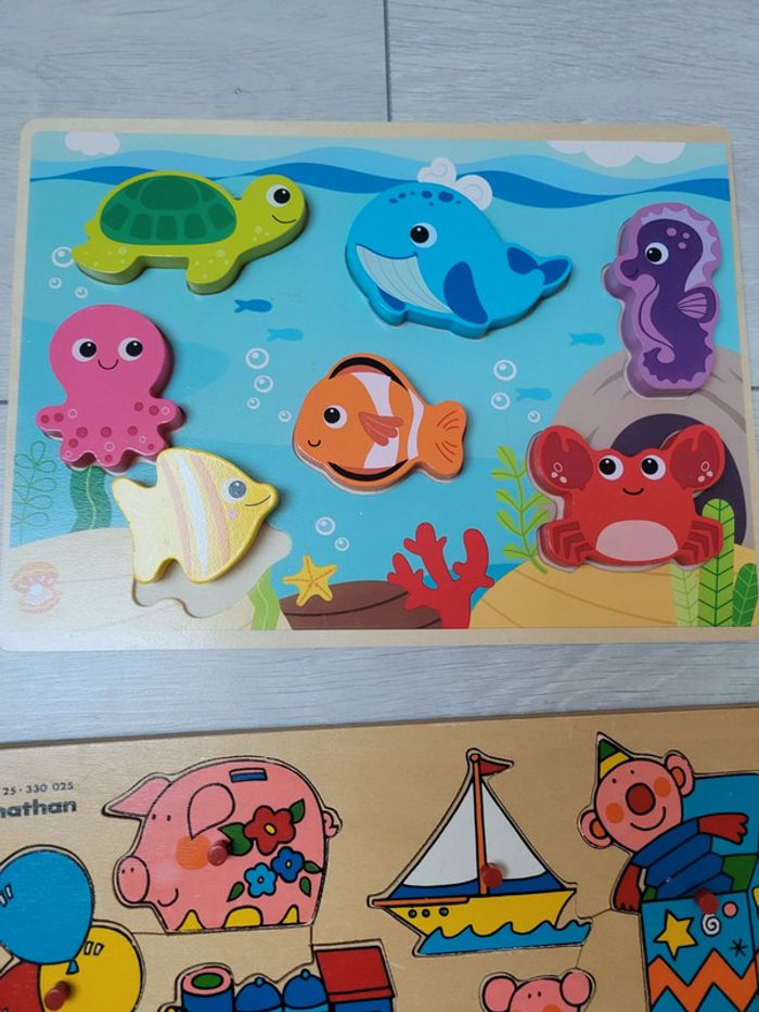 4 Puzzles bois différents types - photo numéro 4