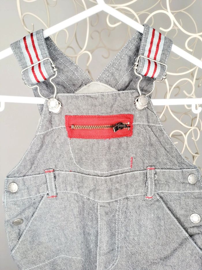 Salopette grise 6 mois - photo numéro 2