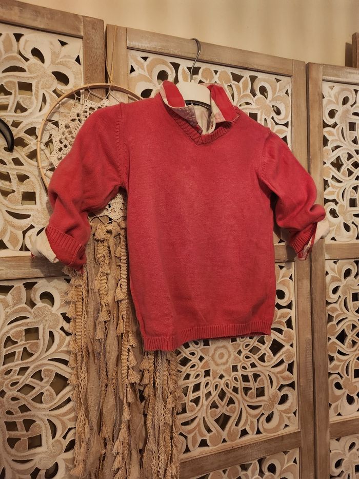 Pull garçon rose Tout compte fait 3 ans - photo numéro 2