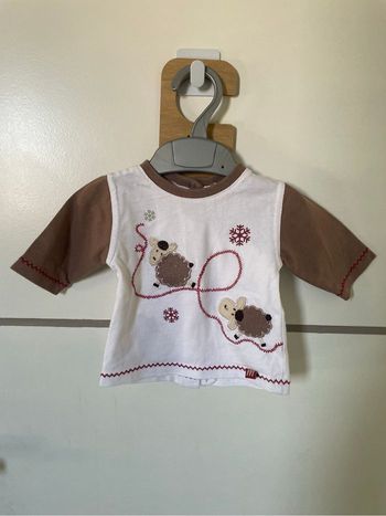 T-shirt manches longues bébé fille