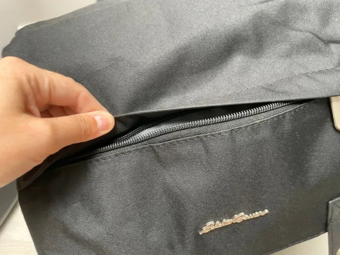 Eddie Bauer Backpack Maternity Pregnant Baby black grey 18L waterproof - photo numéro 8