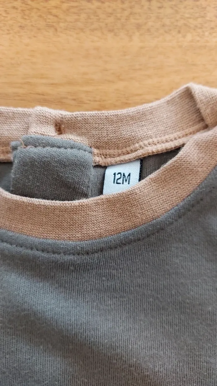Ensemble tee-shirt pantalon 12 mois - photo numéro 2
