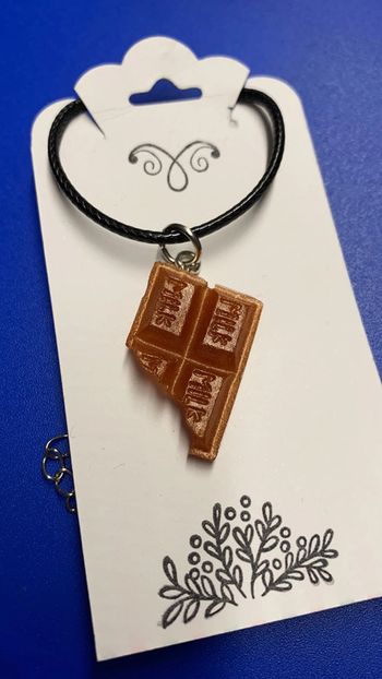 Collier chocolat 🍫