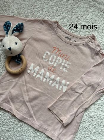 T shirt manche longue 24 mois