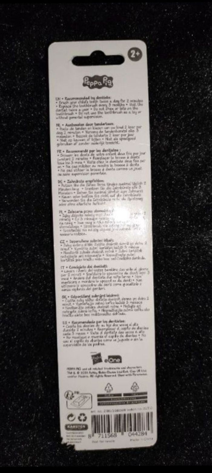 Brosse à dents peppa pig - photo numéro 2