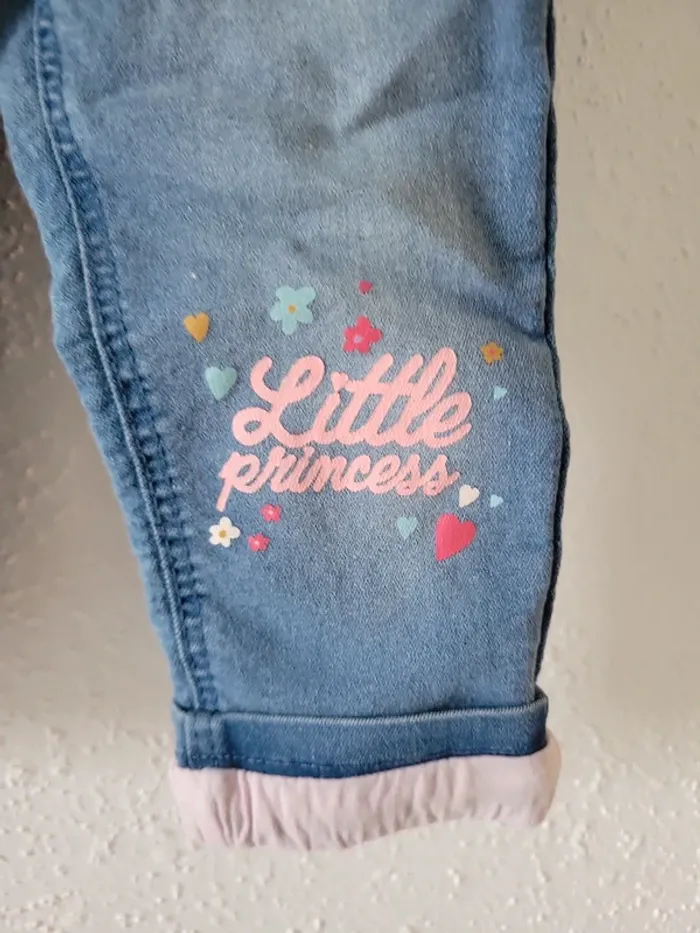 Petit pantalon chaud fille 👧 9-12-18 mois - photo numéro 3