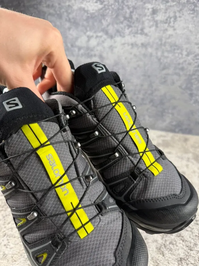 Salomon X Ultra 2 Gore-Tex - Black & Grey & Yellow - photo numéro 14