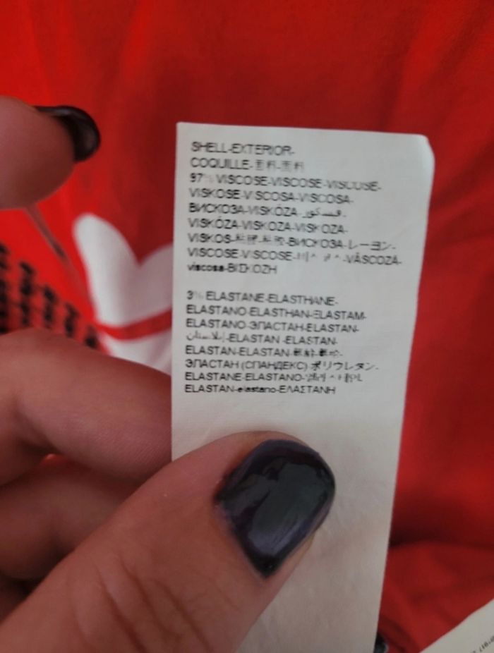 Tee-shirt manches courtes Rouge desigual - photo numéro 5