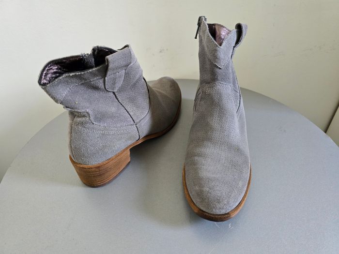 📌 Bottines Western/Cowboy Cuir Suédé - NIMAL - photo numéro 2