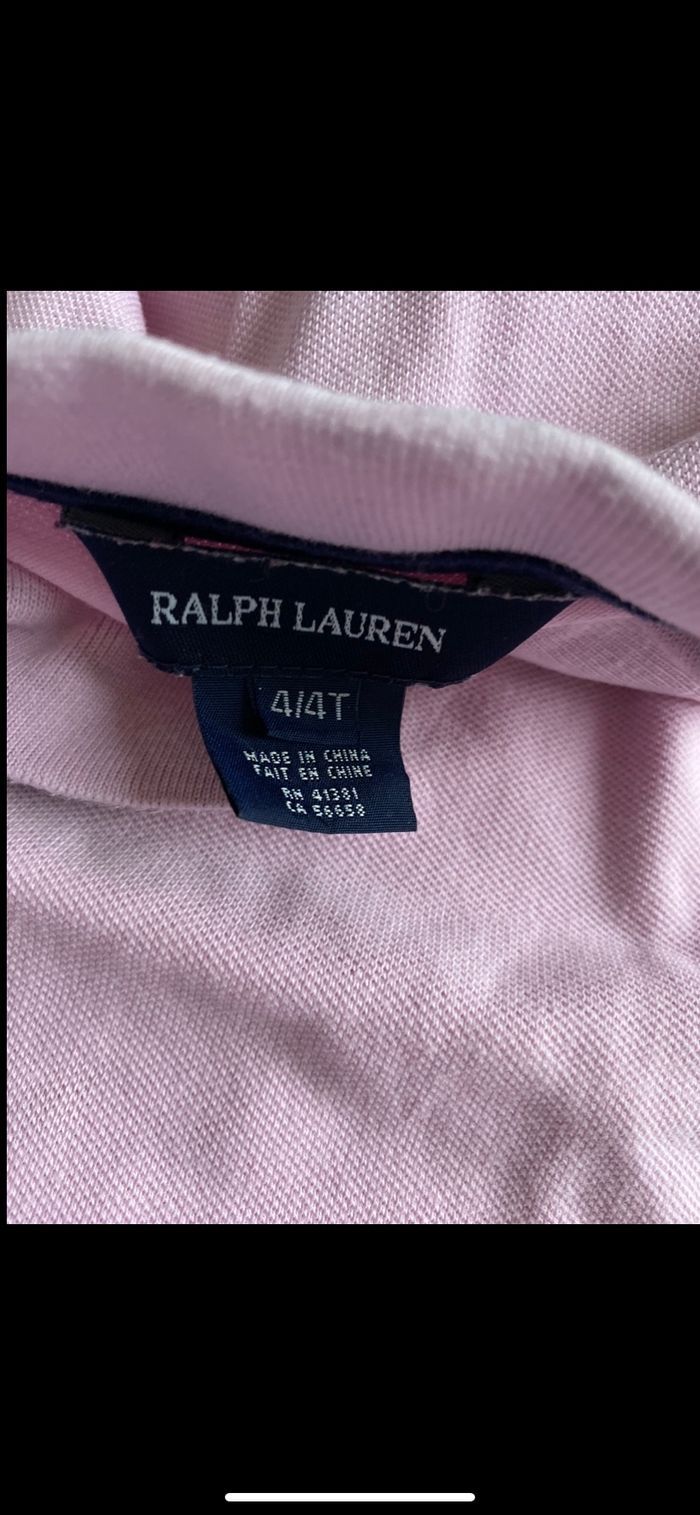 Polo manches longues fille Ralph Lauren 4 ans - photo numéro 7