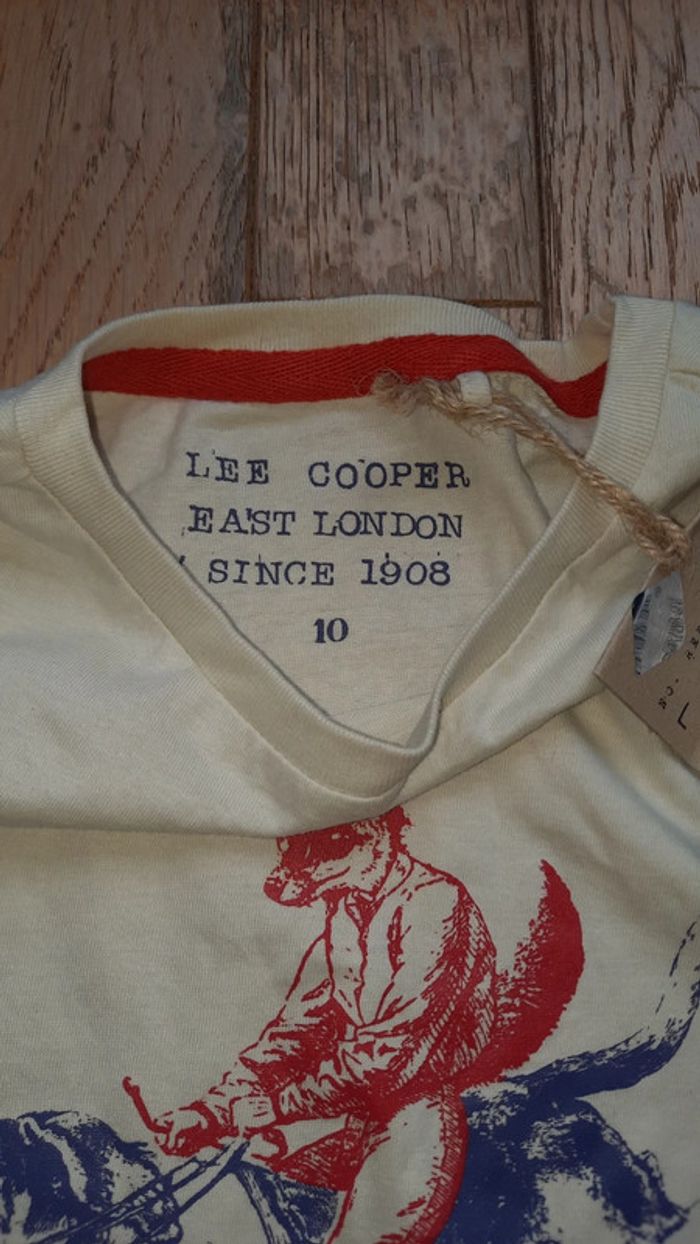 Tee shirt neuf lee Cooper 10 ans - photo numéro 4