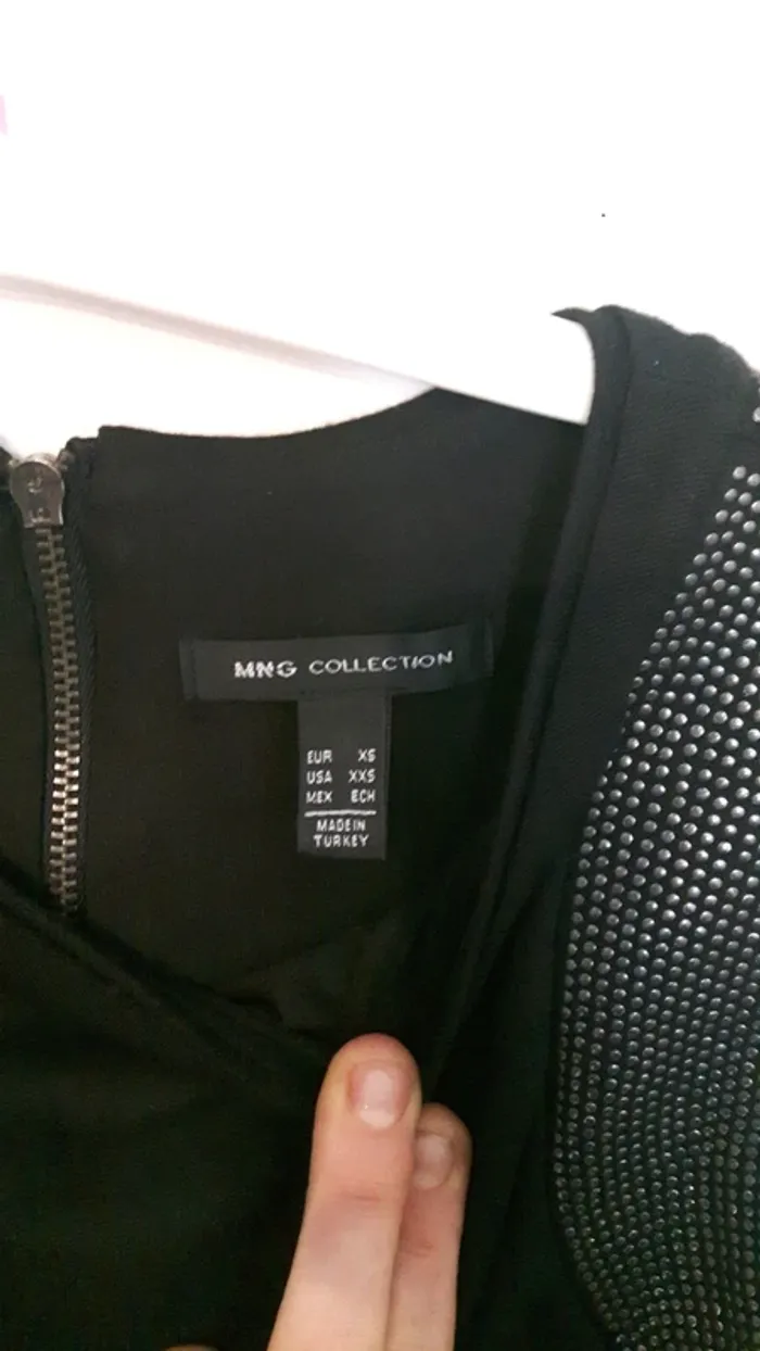 Petite robe noire MNG Taille XS - photo numéro 3