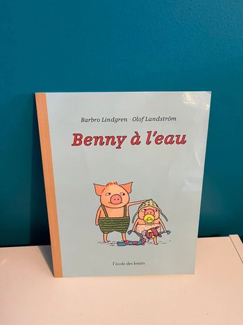 Livre école des loisirs Benny à l’eau