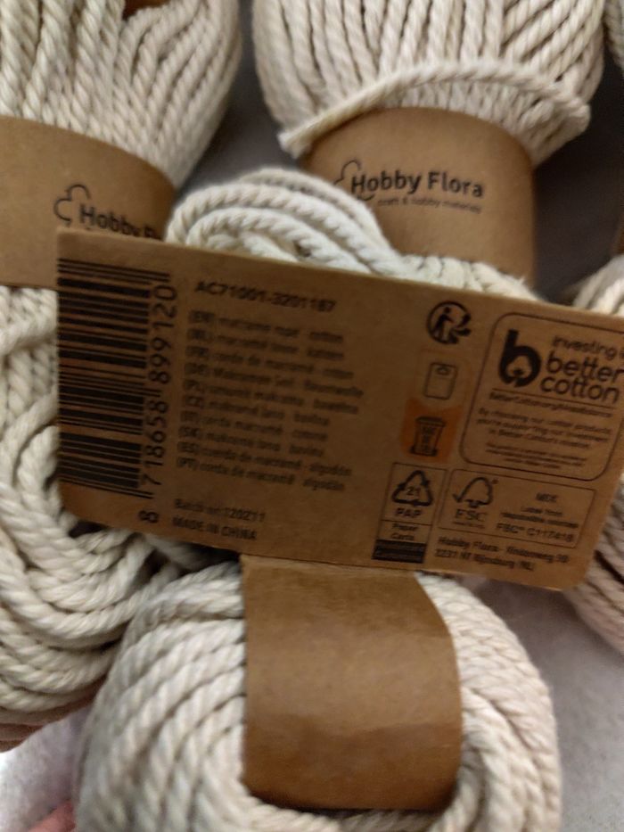 Lot 11 bobine de fils macramé - photo numéro 3