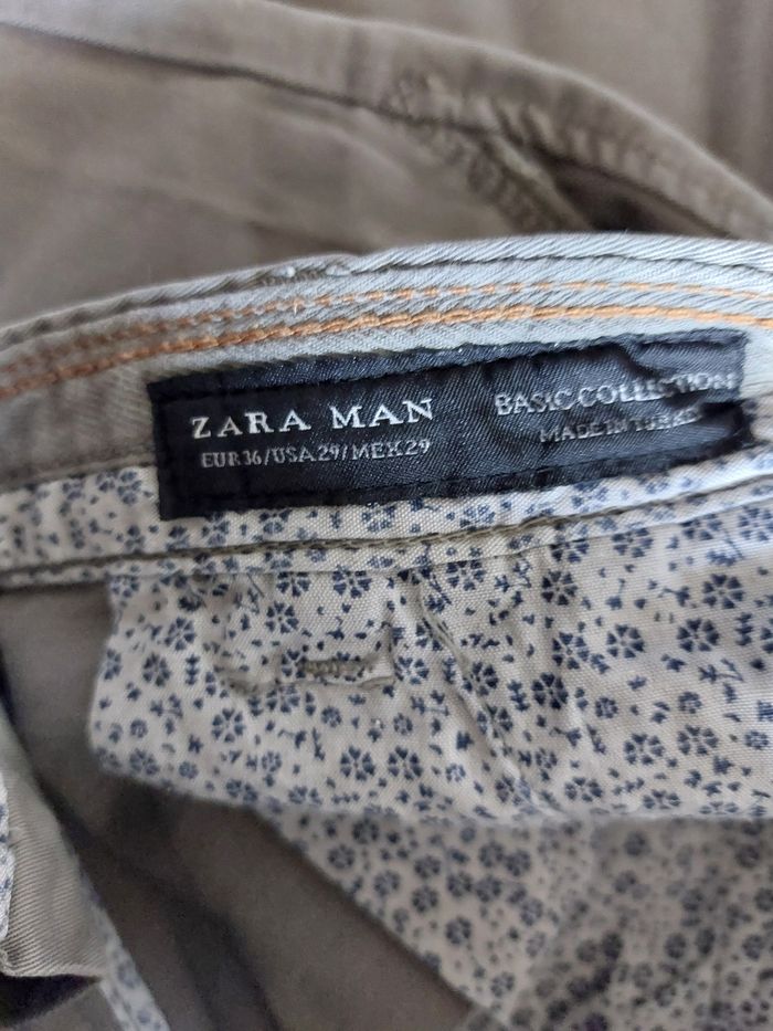 Pantalon zara man kaki t36 - photo numéro 3