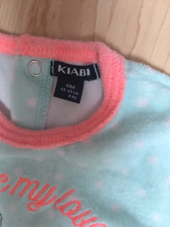 Pyjama kiabi 6mois fille - photo numéro 2