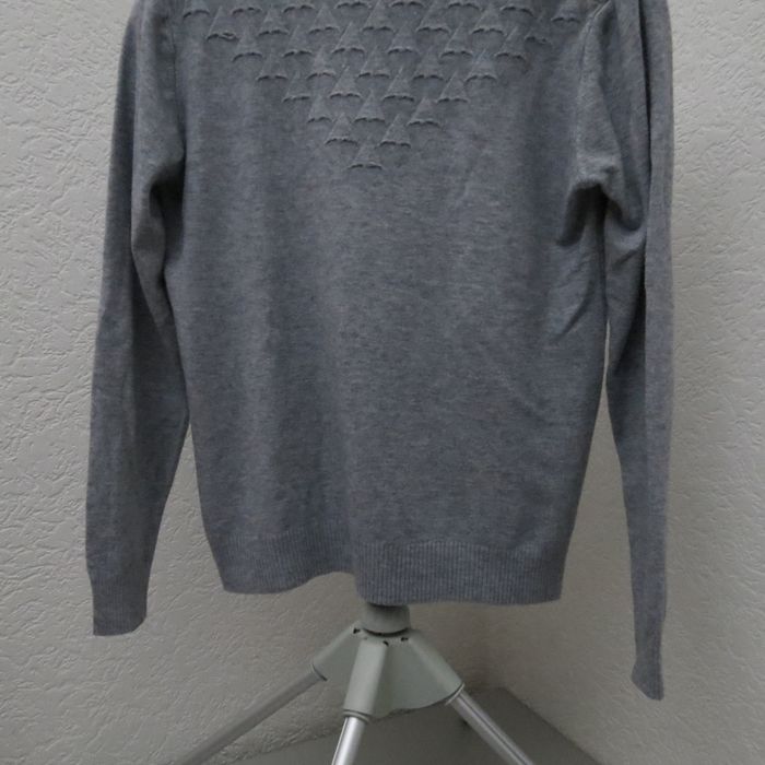 ✨ Pull gris doux et élégant – motif texturé original ✨ - photo numéro 4