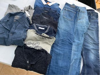 Lot de 11 articles hommes marqués taille M/L