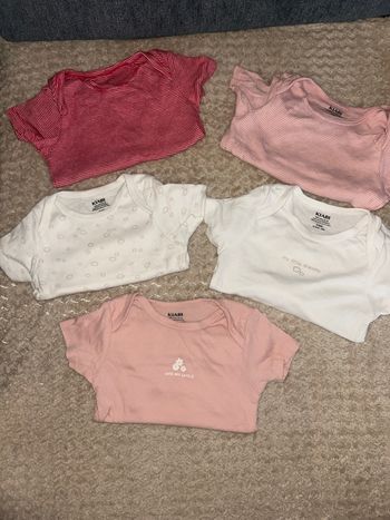 Lot 5 body manches courtes 