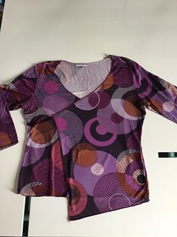 Haut coloré asymétrique fab en France