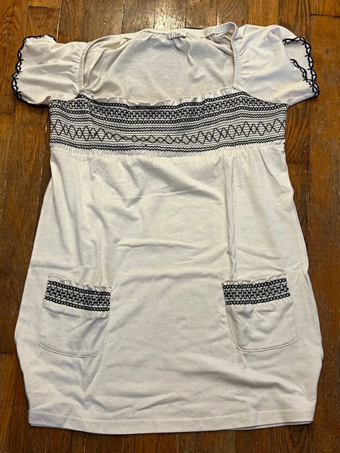 Tunique noir et blanche mim taille l