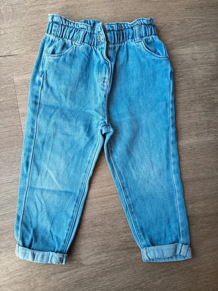 Jean mom Tape à l'oeil