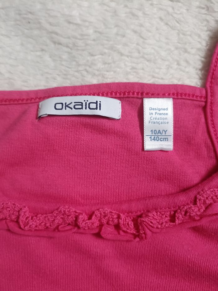 Débardeur fushia Okaïdi 10 ans - photo numéro 2