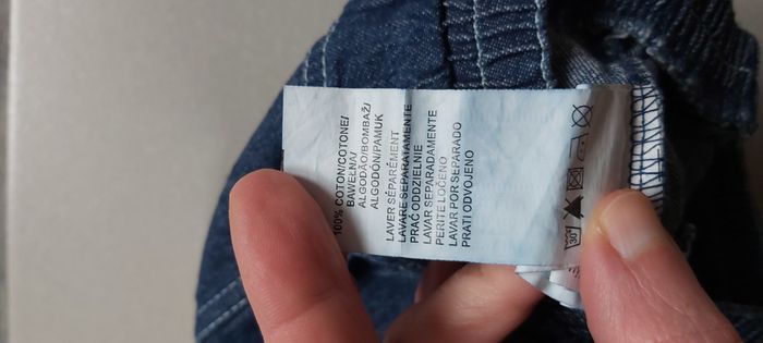 Short en jeans motif cœur 18 mois - photo numéro 5