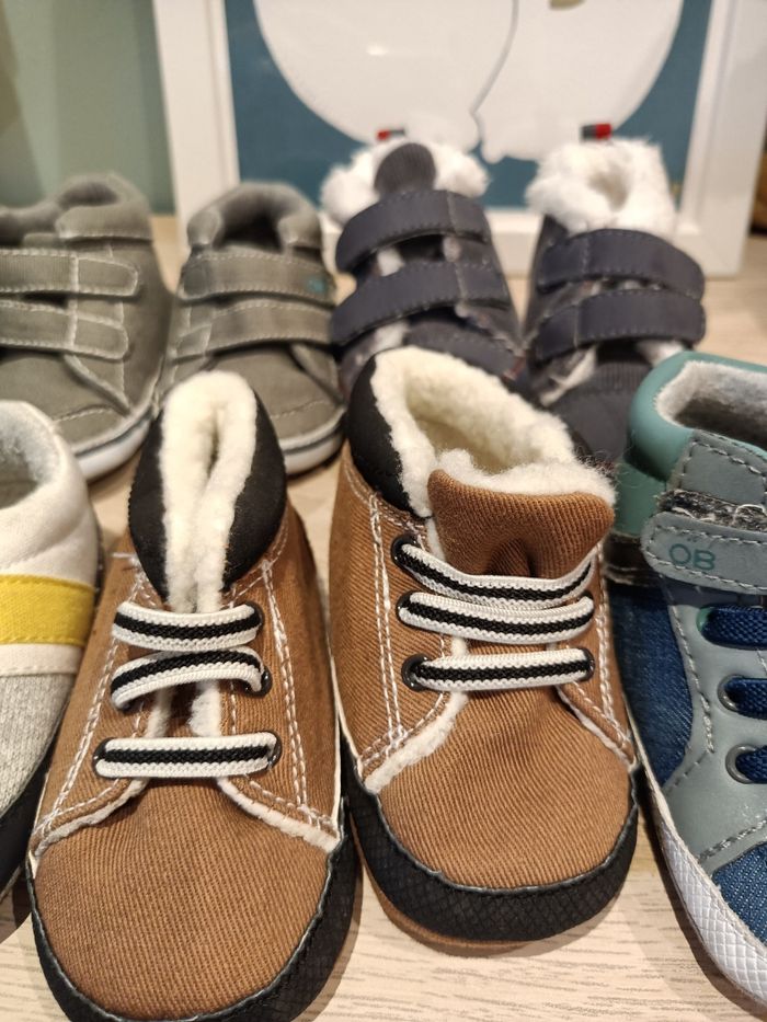 Lot de 5 paires de chaussures obaibi bébé 3-6mois - photo numéro 2