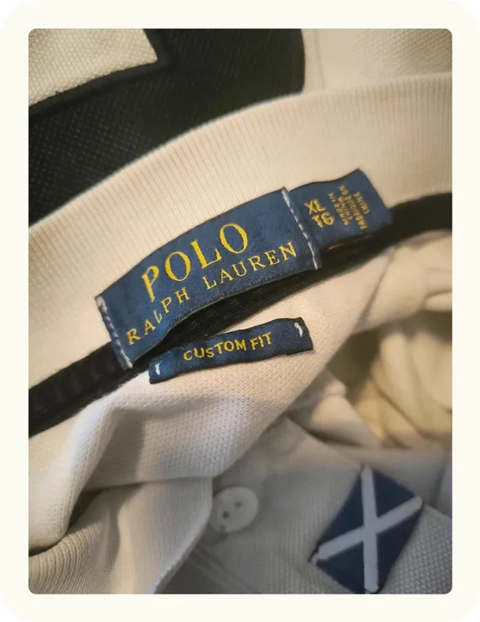 Polo manches longues homme Ralph Lauren Taille XL 42 - photo numéro 8