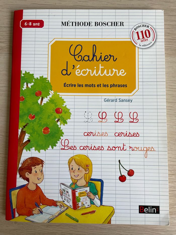 Cahier d’écriture - méthode boscher