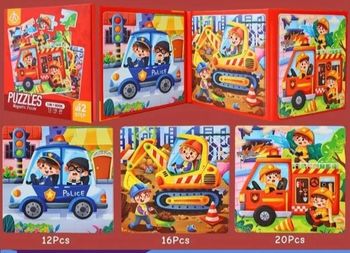 Puzzle magnétique pliable