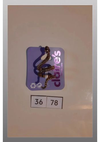 Bague en serpent enroulé doré Taille S. Claire's