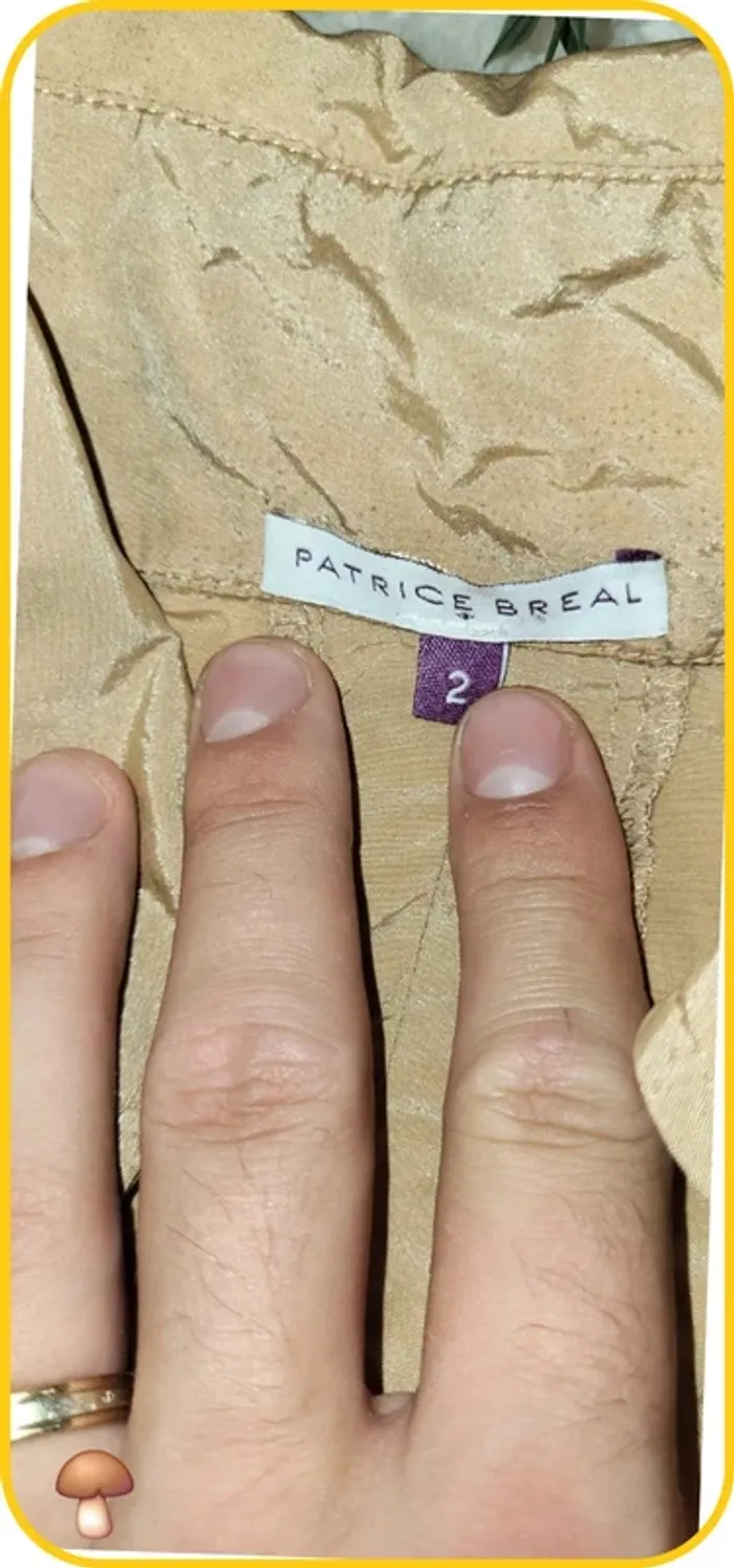 Trench Patrice Bréal - Taille S - Très bon état - photo numéro 3