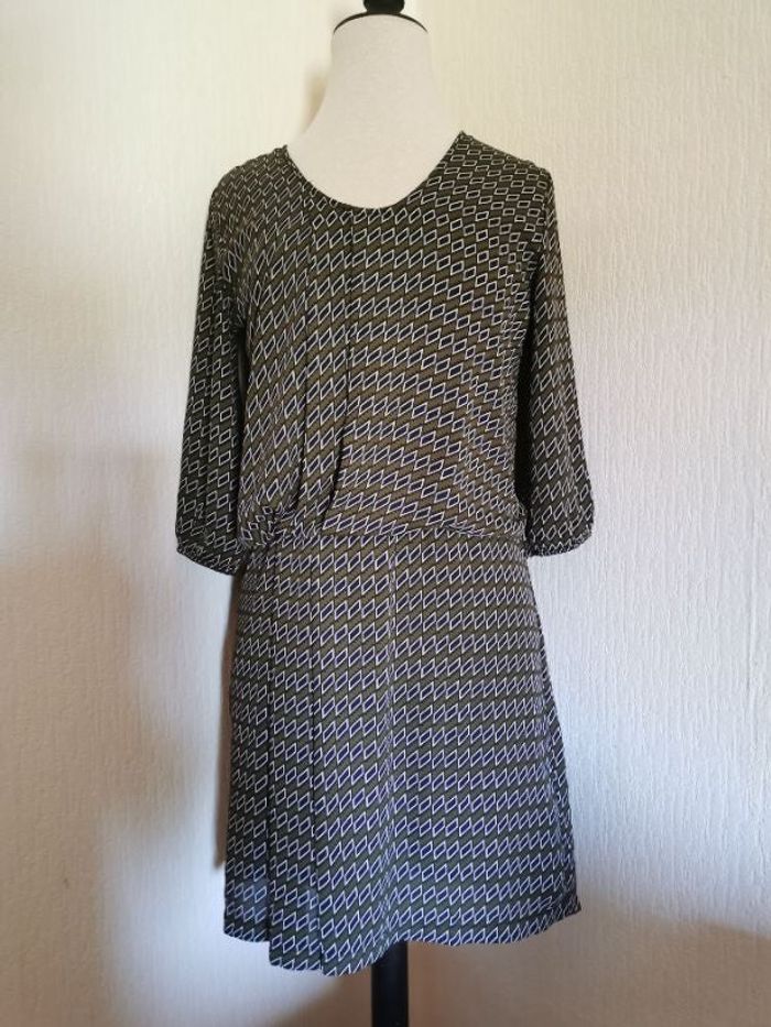 Robe imprimé losanges La Fée Maraboutée T36