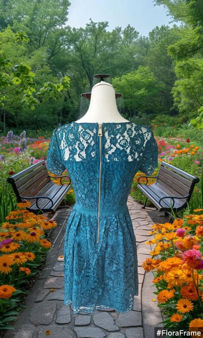 Robe en dentelle, Motivi, taille 40 - photo numéro 4