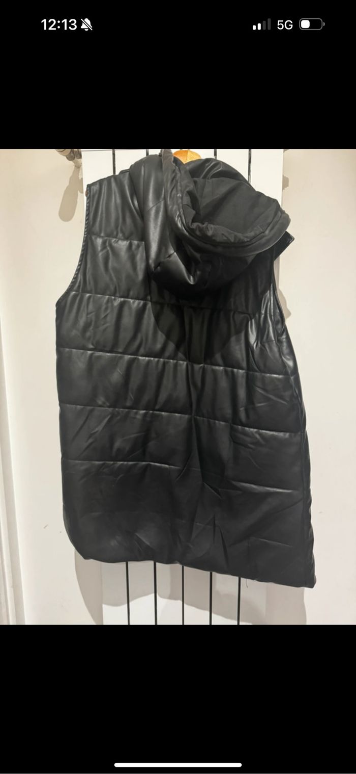 Doudoune sans manches noire Zara - photo numéro 4