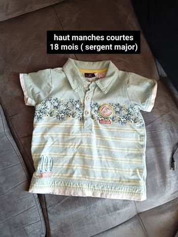 Polo 18 mois manches courtes