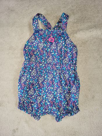 Combishort fille été 3 mois