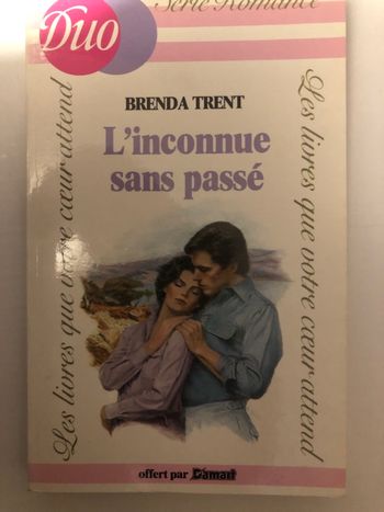 Livre l’inconnue sans passé Brenda Trent
