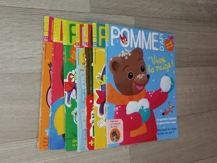 Lot de 7 magazines Pomme d’Api année 2017 L014  7581972026 - photo numéro 4