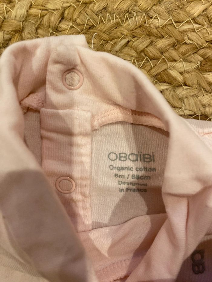 Tee-shirt fille 6 mois Obaibi - photo numéro 2