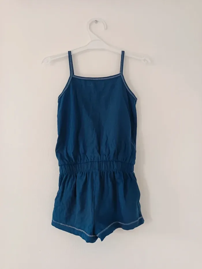 Combishort à nœud bleu marine fille 3 ans Tissaia - photo numéro 2
