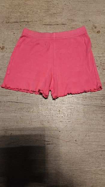 Short rose fushia, elastique, Palomino, 6 ans, nickel